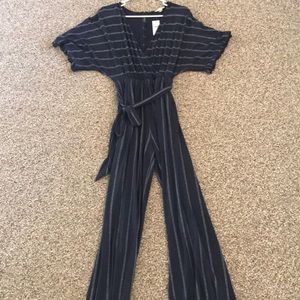 American eagle blue jumpsuit